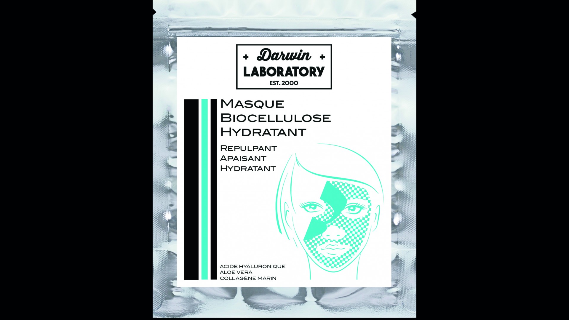 Darwin Laboratory Masque Cellulose Hydratant 8 ml Usage unique