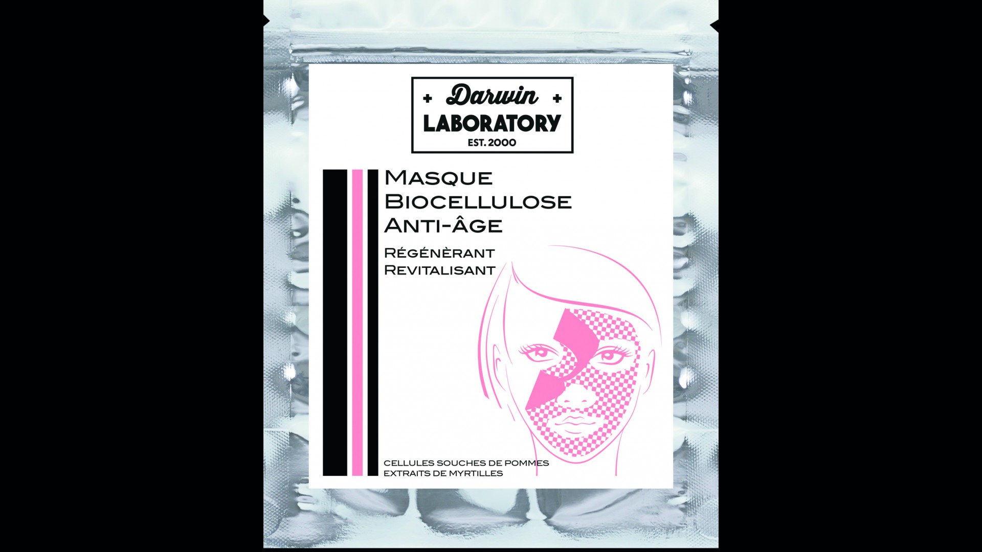 Darwin Laboratory Masque Cellulose Anti-âge 8 ml Usage Unique